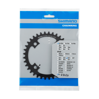 Plato Shimano SM-CRE70-12-B FC-E8000/FC-E8050/FC-M8050 Sin Guia Cadena Negro #2