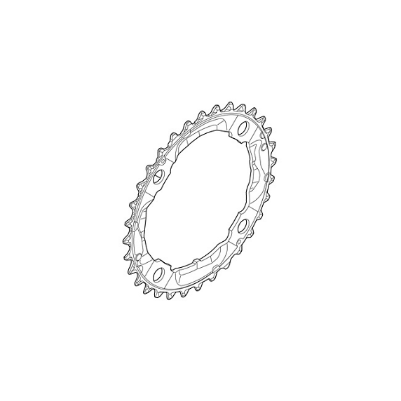 Plato Shimano Deore FC-M532 Plateado