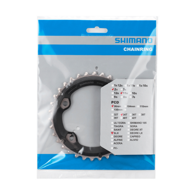 Plato Shimano SLX FC-M7000-11-2/FC-M7000-11-B2/FC-MT700-2/FC-MT700-B2 Negro #2