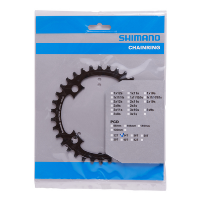 Plato Shimano SM-CRE80 FC-E8000/FC-E8050/FC-M8050 Sin Guia Cadena Negro #2