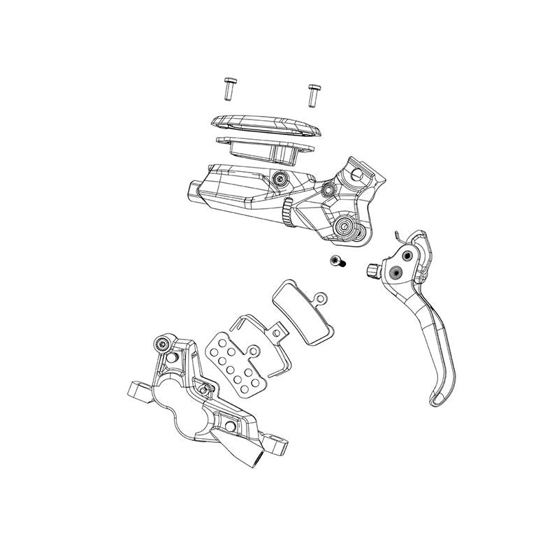 Maneta Freno Disco Sram Code RSC V2 Aluminio Negro