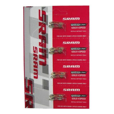 Conector Cadena Sram Powerlink 9v Oro 1 ud
