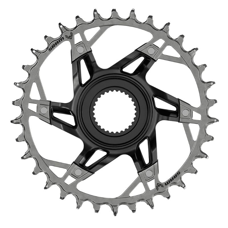 Plato Sram XX T-Type Eagle E-MTB Bosch GEN4 Direct Mount 1x12v Aluminio Negro/Plata