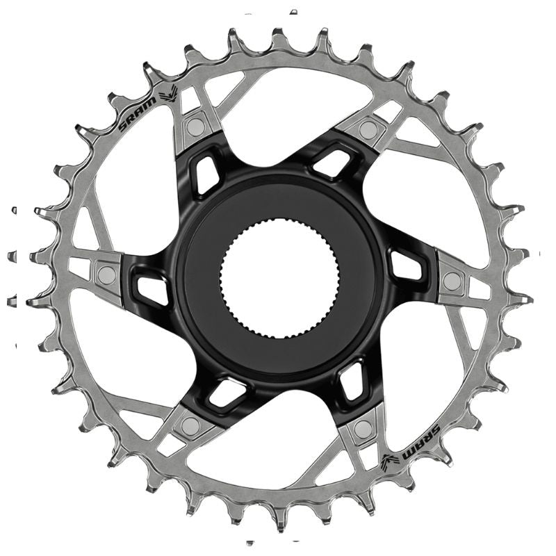 Plato Sram XX T-Type Eagle E-MTB Shimano Steps Direct Mount 1x12v Aluminio Negro/Plata