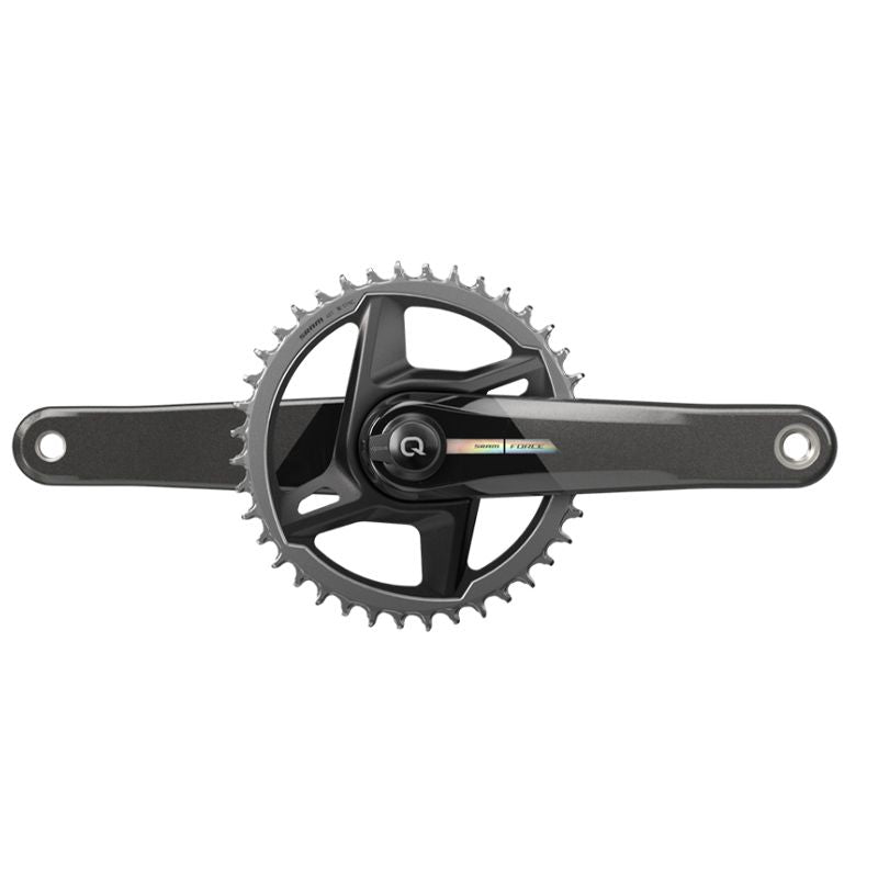 Juego Bielas Potenciómetro Sram Force Axs Wide D2 Dub Direct Mount 40d 12v Sin Cazoletas 172.5mm Gris/Iridiscente