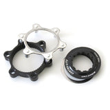 Adapter XLC BR-X62 Center Lock für 6-Loch Bremsscheibe Schwarz/Silber