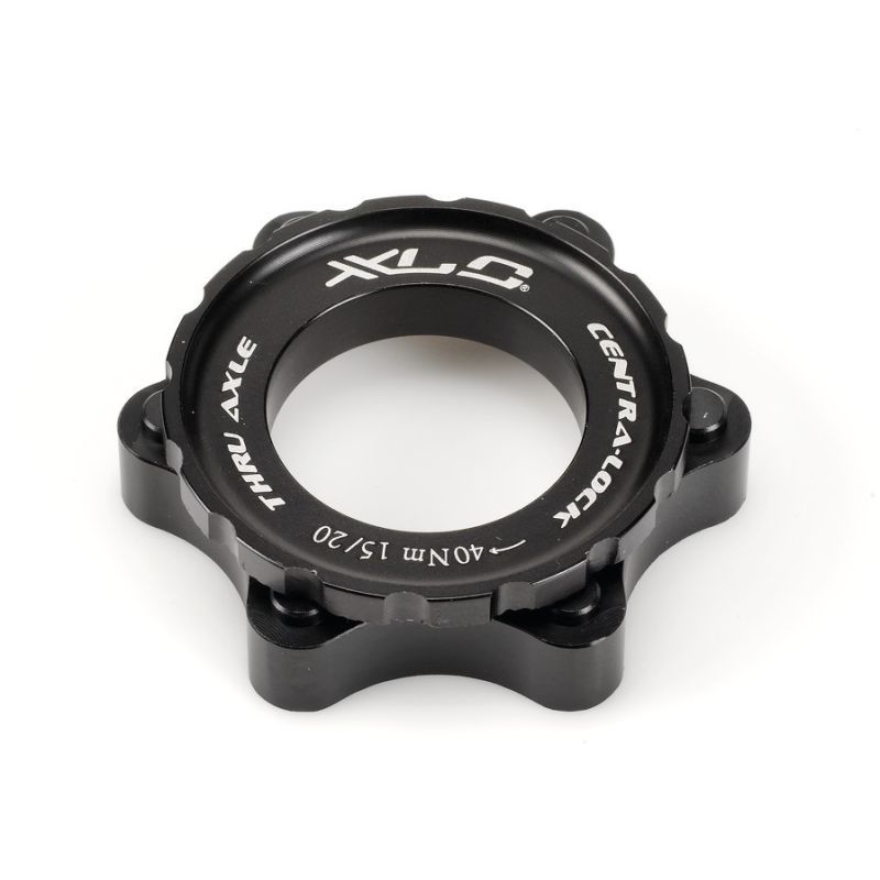Adaptador XLC BR-X83 Centerlock Rotor 6 Agujeros Eje Pasante Negro