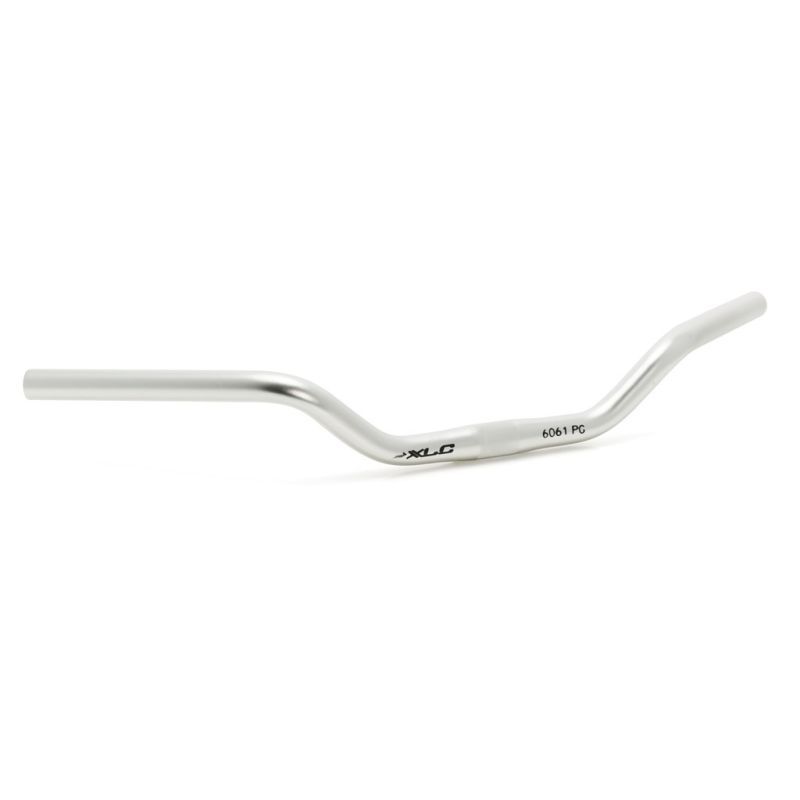 Manillar Trekking XLC HB-C03 600mm Altura 55mm Aluminio Plata Mate
