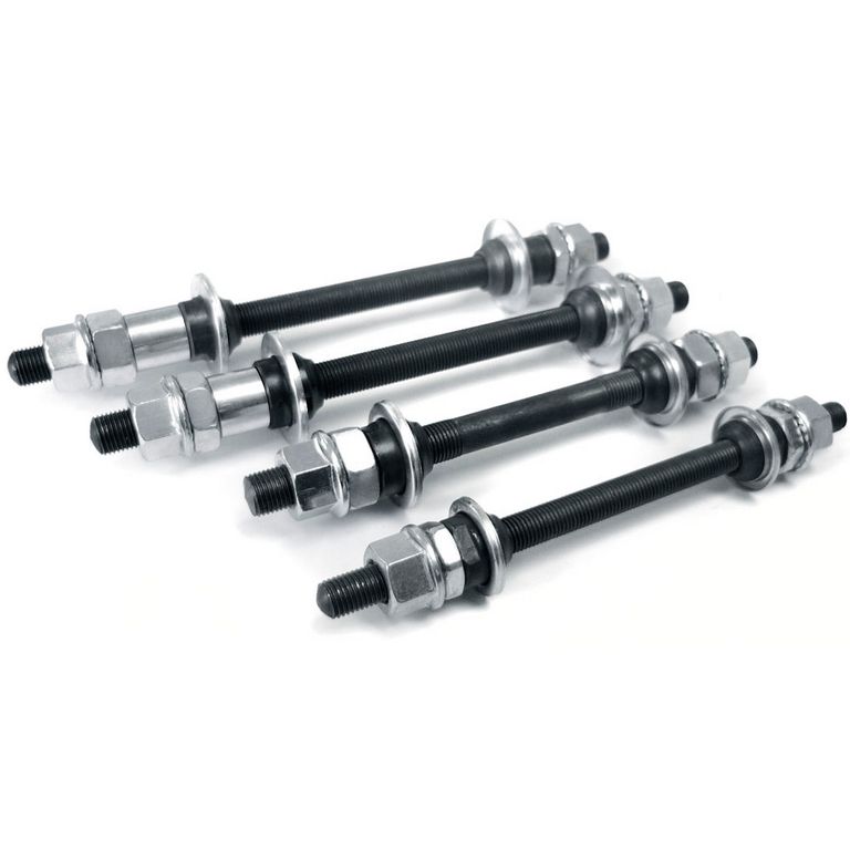 Eje Macizo Delantero Completo Gurpil 8mm Plata