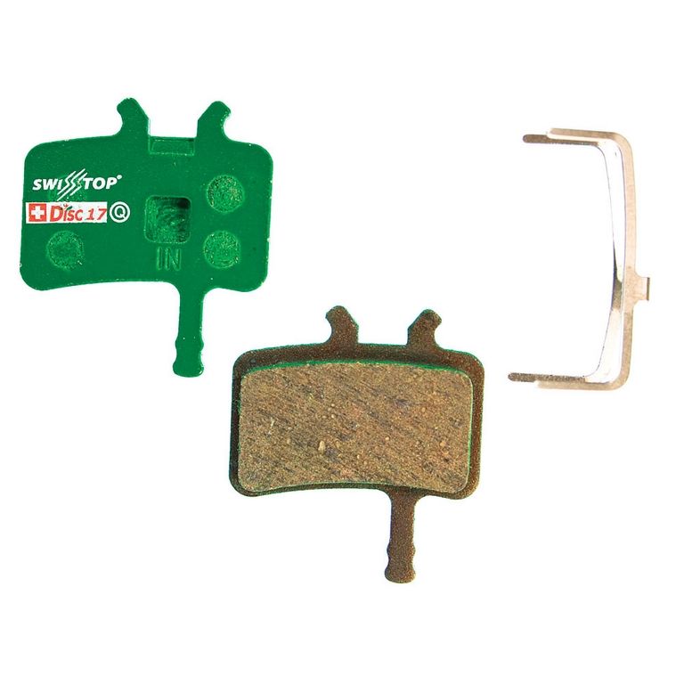 Juego Pastillas Freno Swisstop Disc 17 Orgánicas Verde