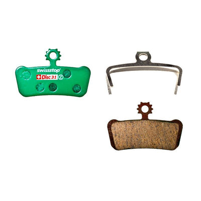 Juego Pastillas Freno Swisstop Disc 31 Orgánicas Verde