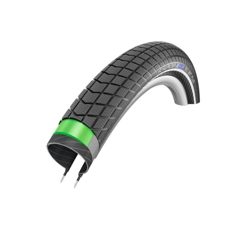 Cubierta Schwalbe Big Ben Plus 28x2.00 Dd G-Guard HS439 Snakeskin Performance Endurance Rigida Reflectante Negro