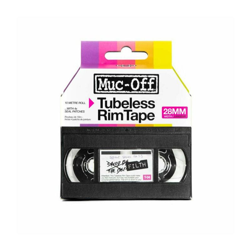 Cinta Llanta Muc-Off Rollo 50m Ancho 28mm Negro