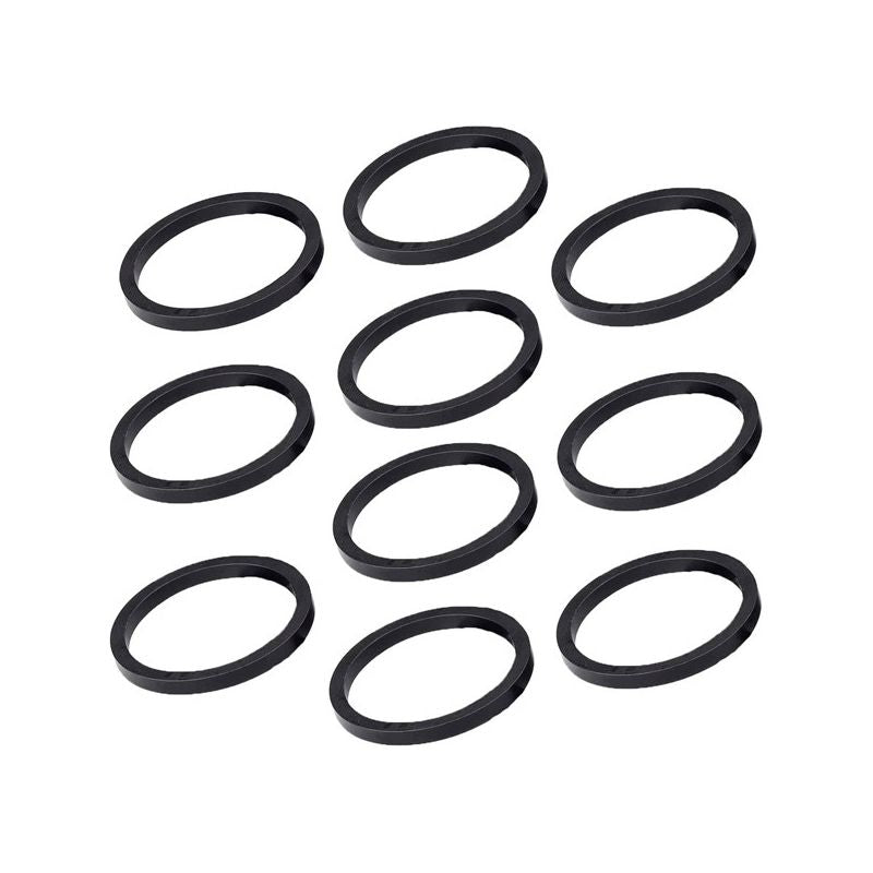 Set Espaciadores Deda Tubo Dirección 1-1/8 3mm 10u Aluminio Negro