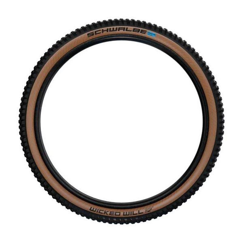 Cubierta Schwalbe Wicked Will 29x2.40 HS614 EVO Super Race Addix SpeedGrip Tubeless Plegable Negro/Marrón