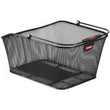 Klickfix City 2 Hinterradkorb Engmaschig 40x20x30cm Schwarz
