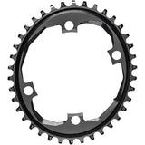 Absolute Black Oval 110 BCD 4 Arms Asymmetric Sram Apex 1x Aluminum Black
