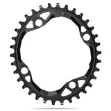 Absolute Black Oval 104 BCD 4 Arms 1x10/12s Aluminum Black