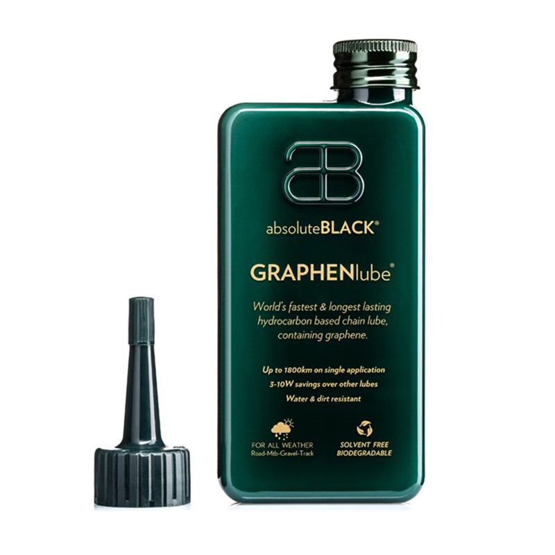 Lubricante Cadena Absolute Black GraphenLube Grafeno 140ml Gris