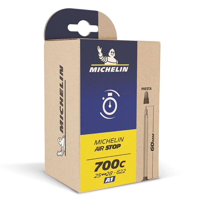Camara Michelin A6 Airstop 29x2.40/3.00 Valvula Standard 48mm Gris