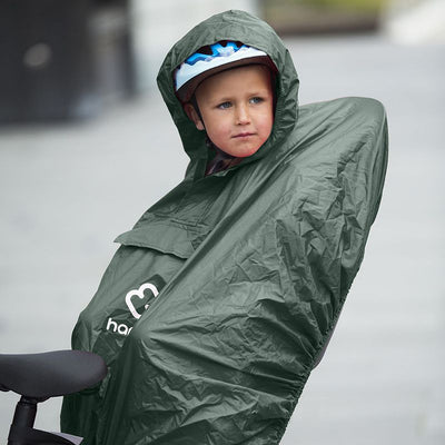Poncho Impermeable Hamax Para Portabebe Verde