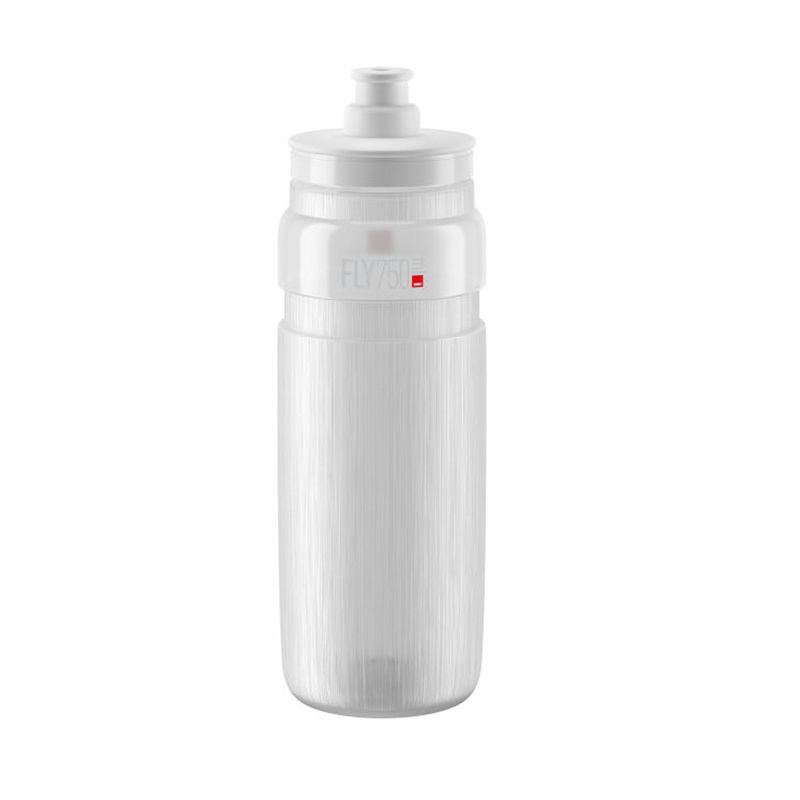 Bidón Elite Fly Tex Transparente Logo Gris 750ml