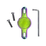 Muc-Off Secure Tag V2 Halter Apple Airtag Trinkflaschenhalter Regenbogen