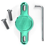 Muc-Off Secure Tag V2 Halter Apple Airtag Trinkflaschenhalter Türkis