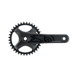 Kurbelgarnitur/Blatt Campagnolo Ekar GT 104 Bcd 4 Arme 42t 1x13s Aluminium Schwarz