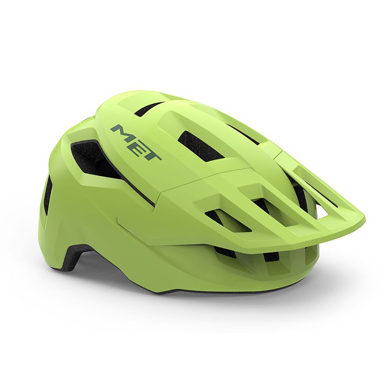 Casco Met Shelter Green Lime Mate