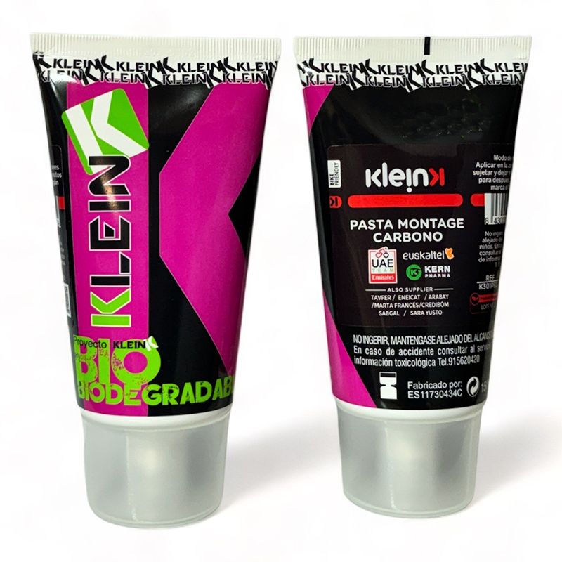Pasta Montaje Klein Bio Carbono 30g Rosa/Negro