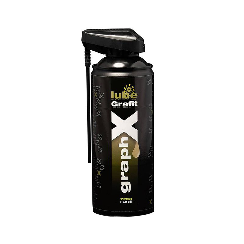 Spray Lubricante Zero Flats GraphX Grafeno 400ml Negro
