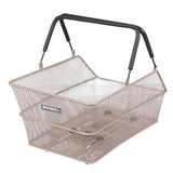 Basil Cento Hinterradkorb MIK Platte 24x39x13.5cm Stahl Silber
