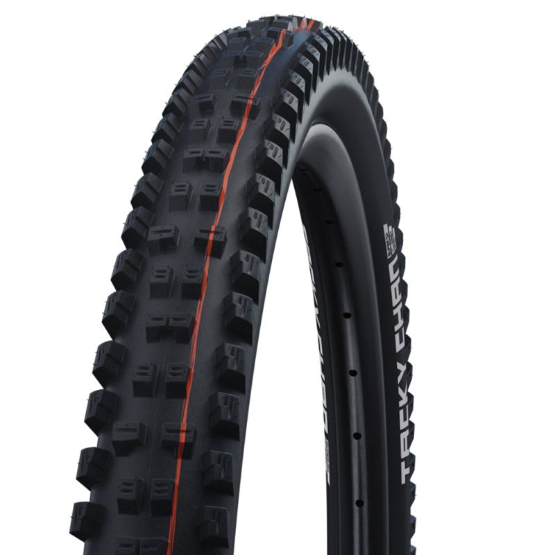 Cubierta Schwalbe Tacky Chan HS625 Evolution Super Trail Addix Soft TLE Plegable Negro