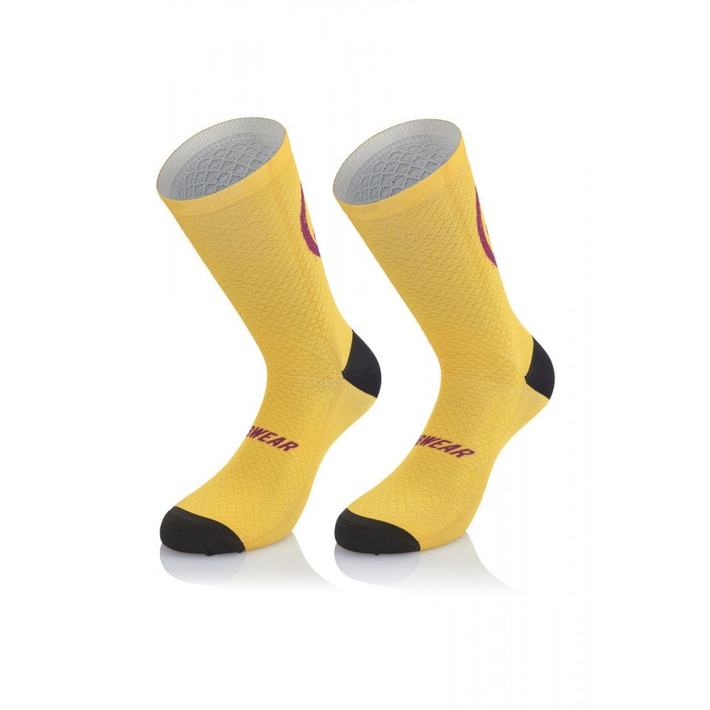 Calcetines Mb Wear Smile Emotions H20 Amarillo/Rosa