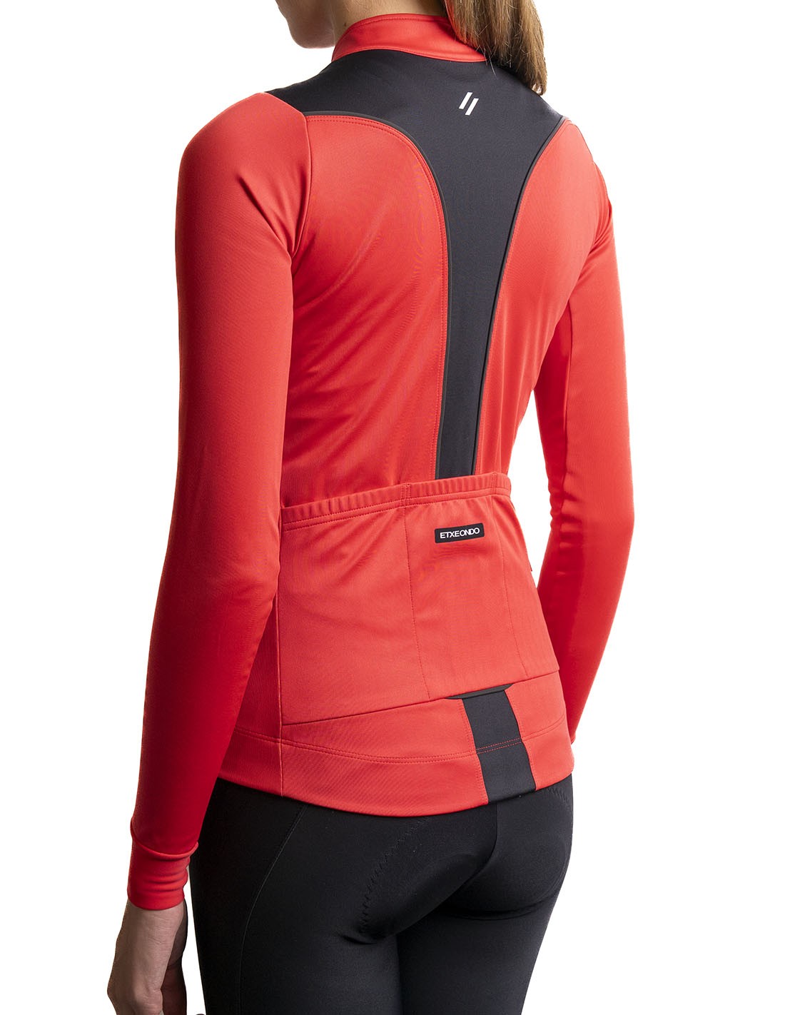 Etxeondo Chaqueta Dena Fem Gore-Tex Windstopper Rojo Sandia/Negro #4