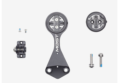 Soporte Ciclocomputador Most iTalon Ultra V2 Garmin 1050/Wahoo Elemnt Ace Negro